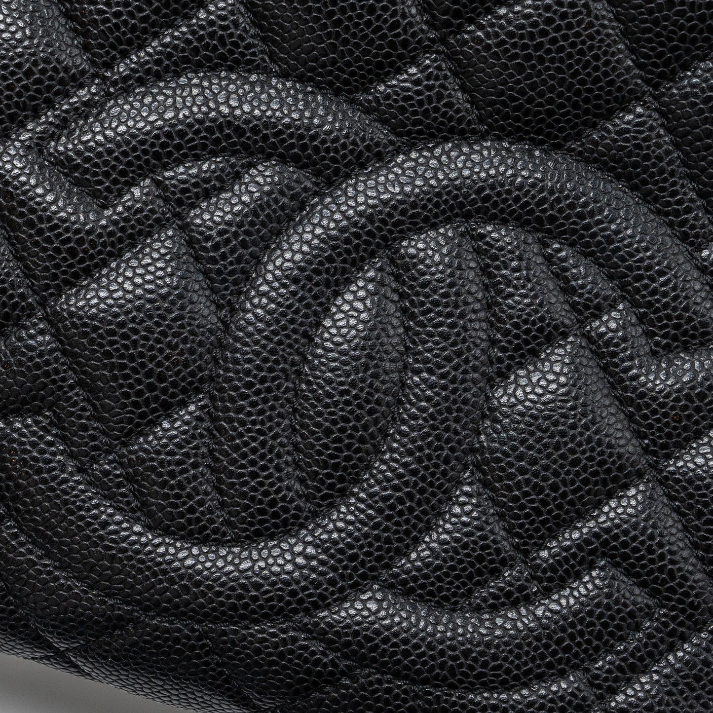Chanel Grand Shopping Tote bag PM Caviar Black