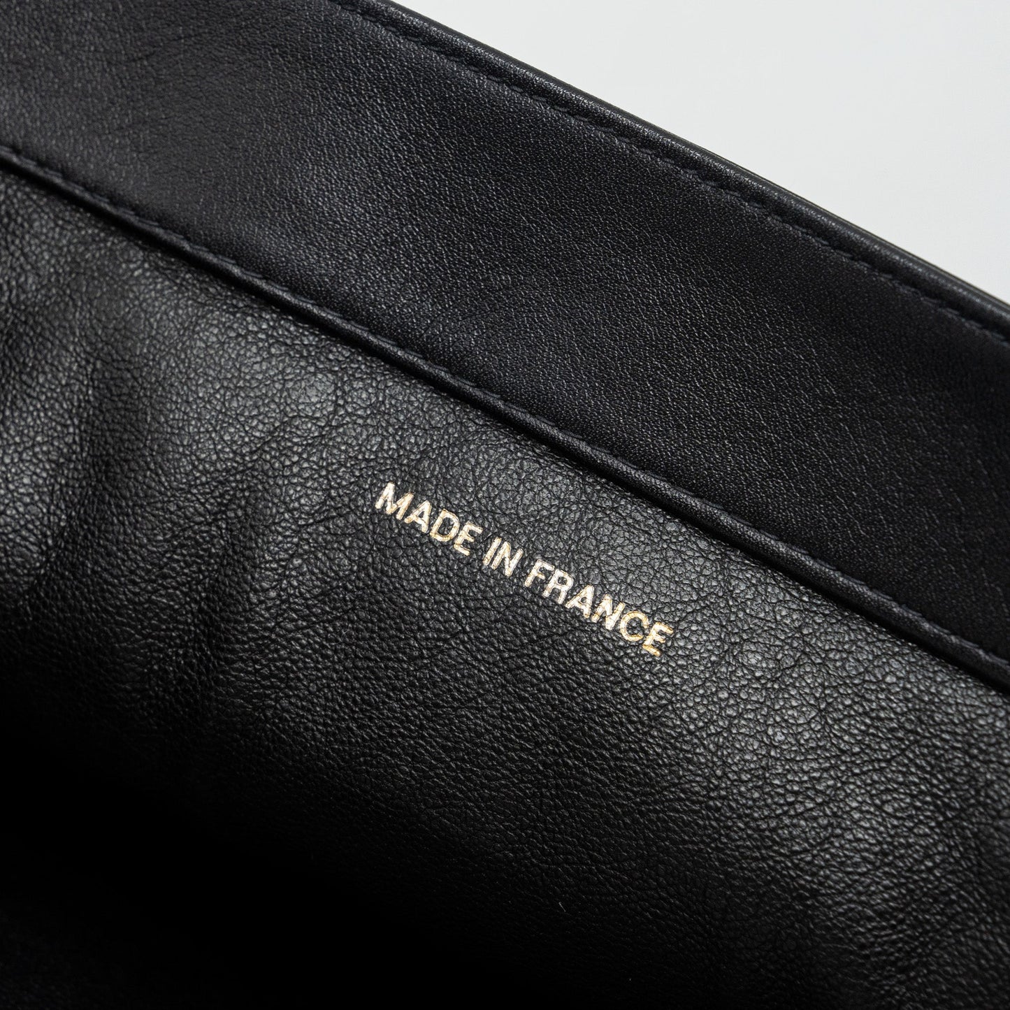 Chanel  Tote Bag Calfskin Black