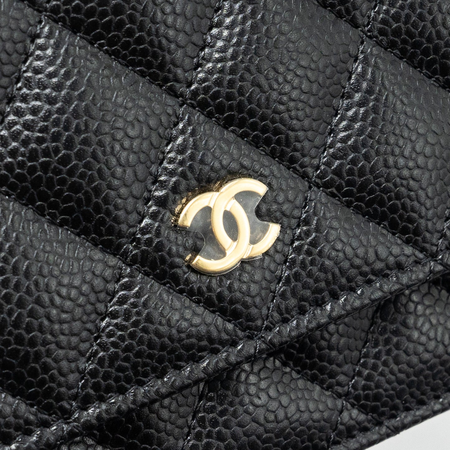 Chanel Classic Wallet on Chain Caviar black  (microchip)