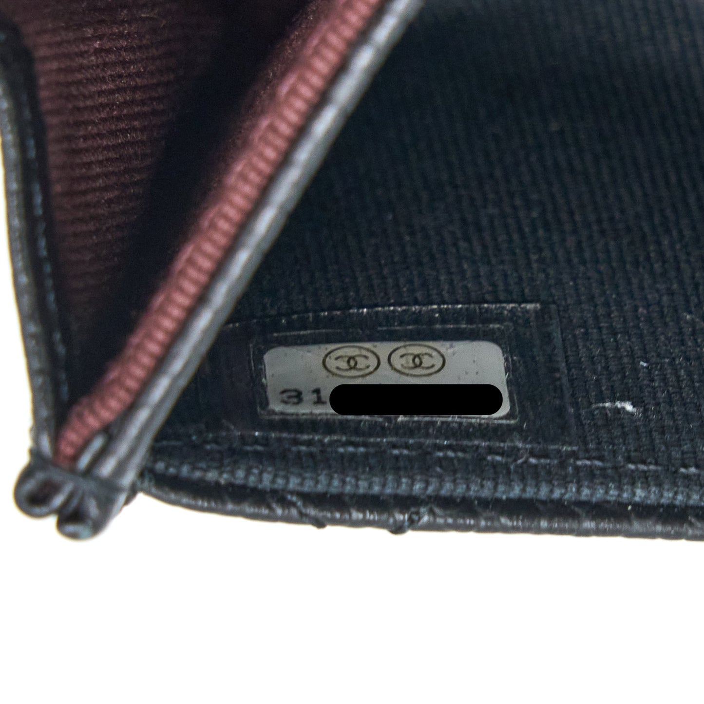 Chanel Classic Flap Cardholder Caviar Black