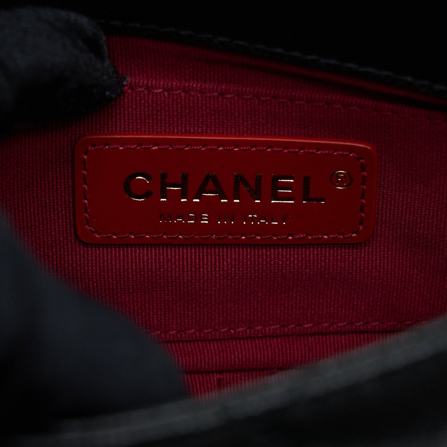 Chanel 22A Mini Square Flap Bag Caviar Black Brushed