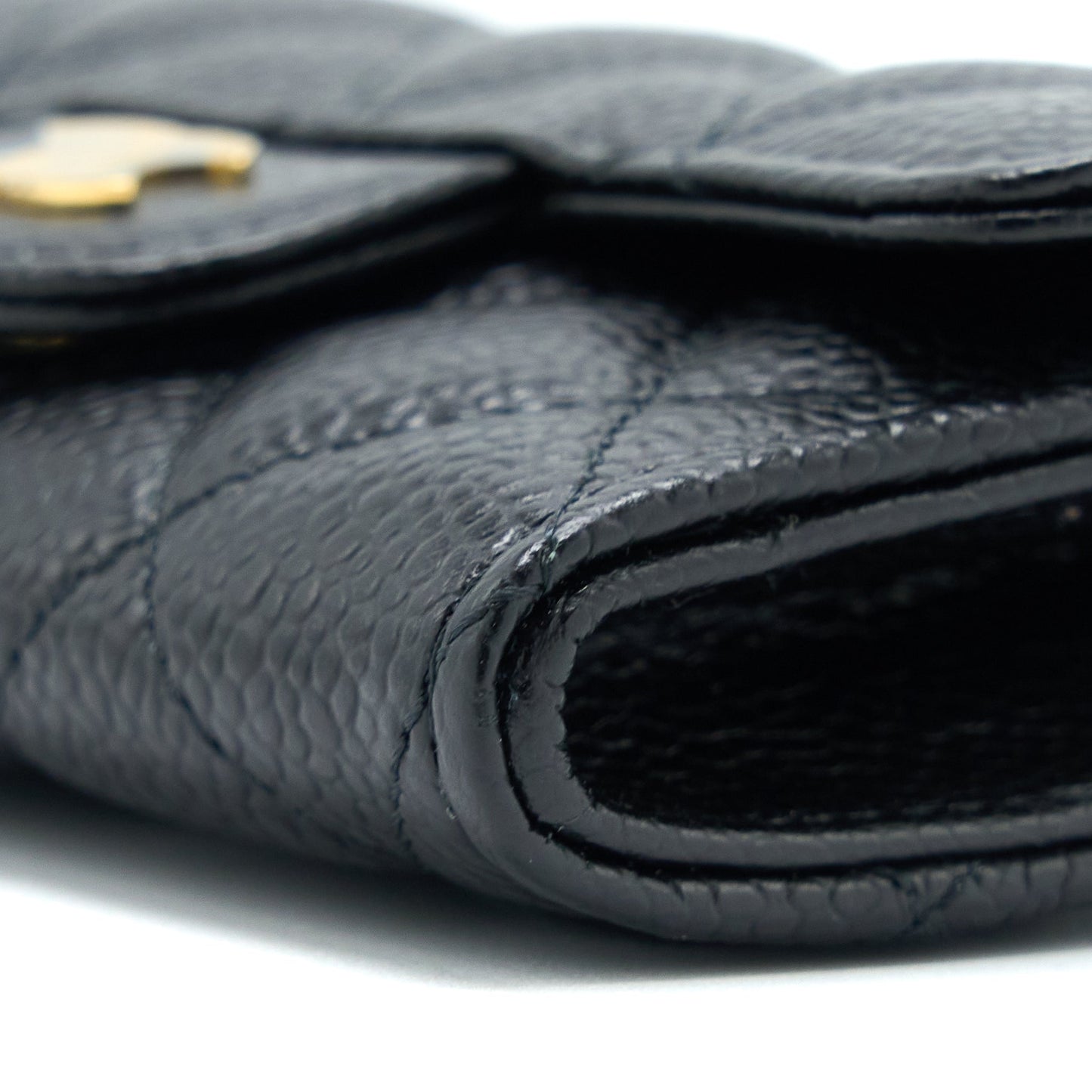 Chanel Classic Flap Cardholder Caviar Black
