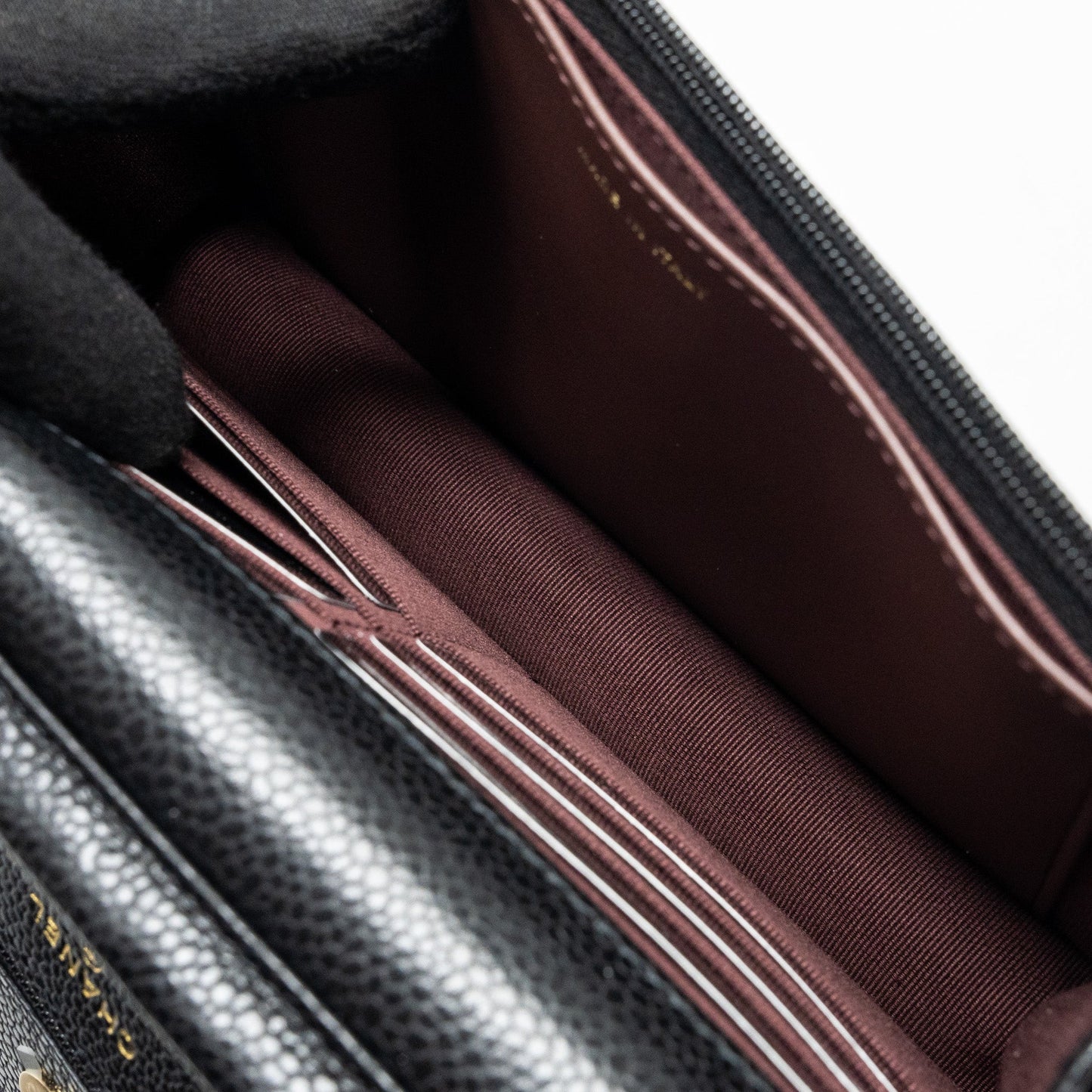 Chanel Classic Wallet on Chain Caviar black  (microchip)