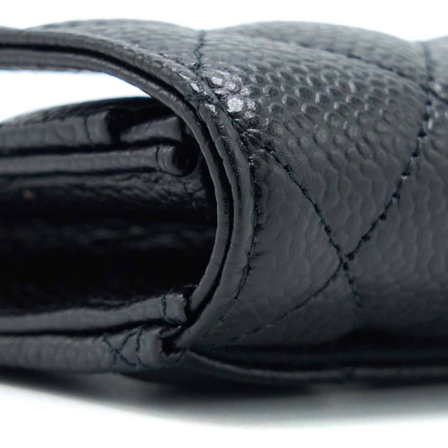 Chanel Classic Flap Cardholder Caviar Black