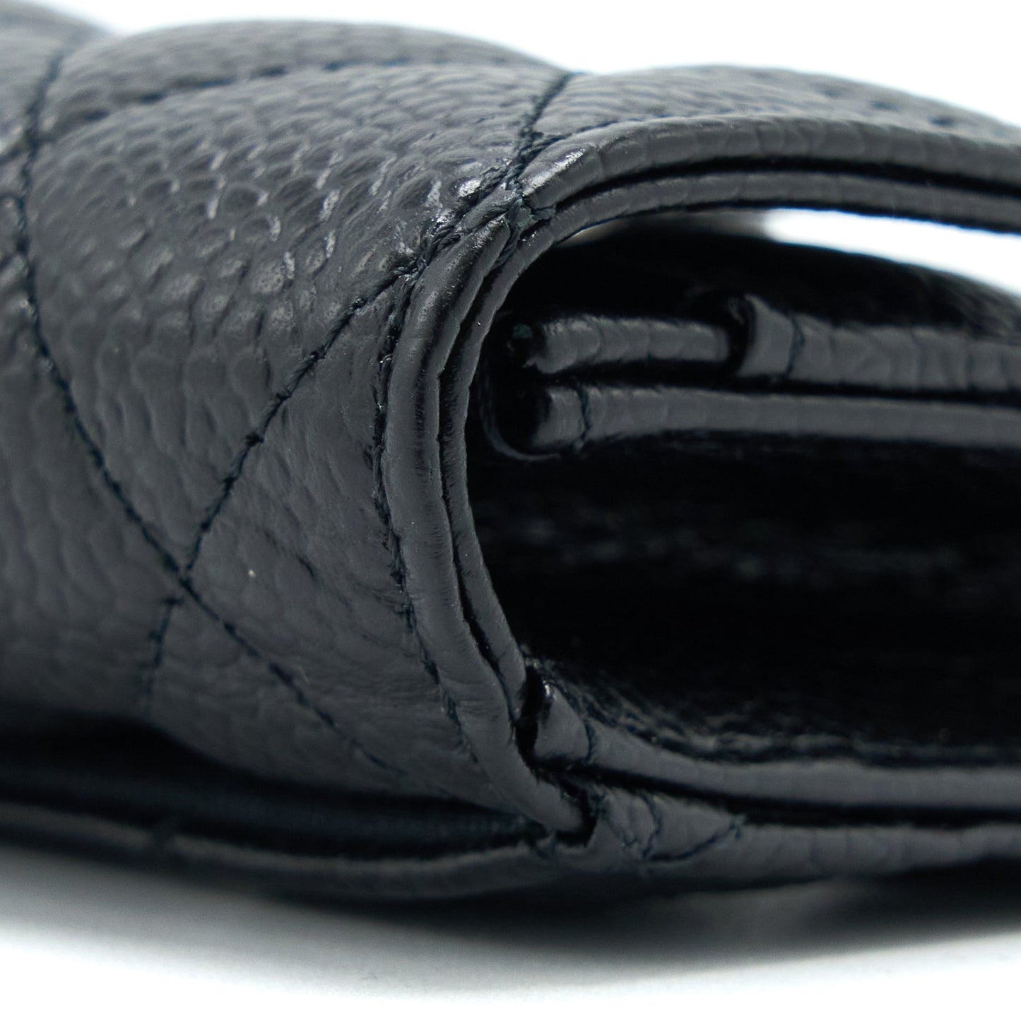 Chanel Classic Flap Cardholder Caviar Black