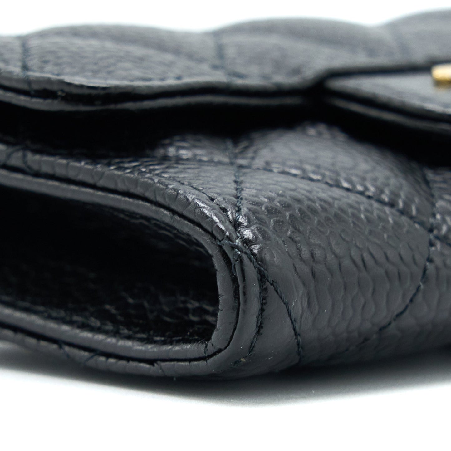 Chanel Classic Flap Cardholder Caviar Black