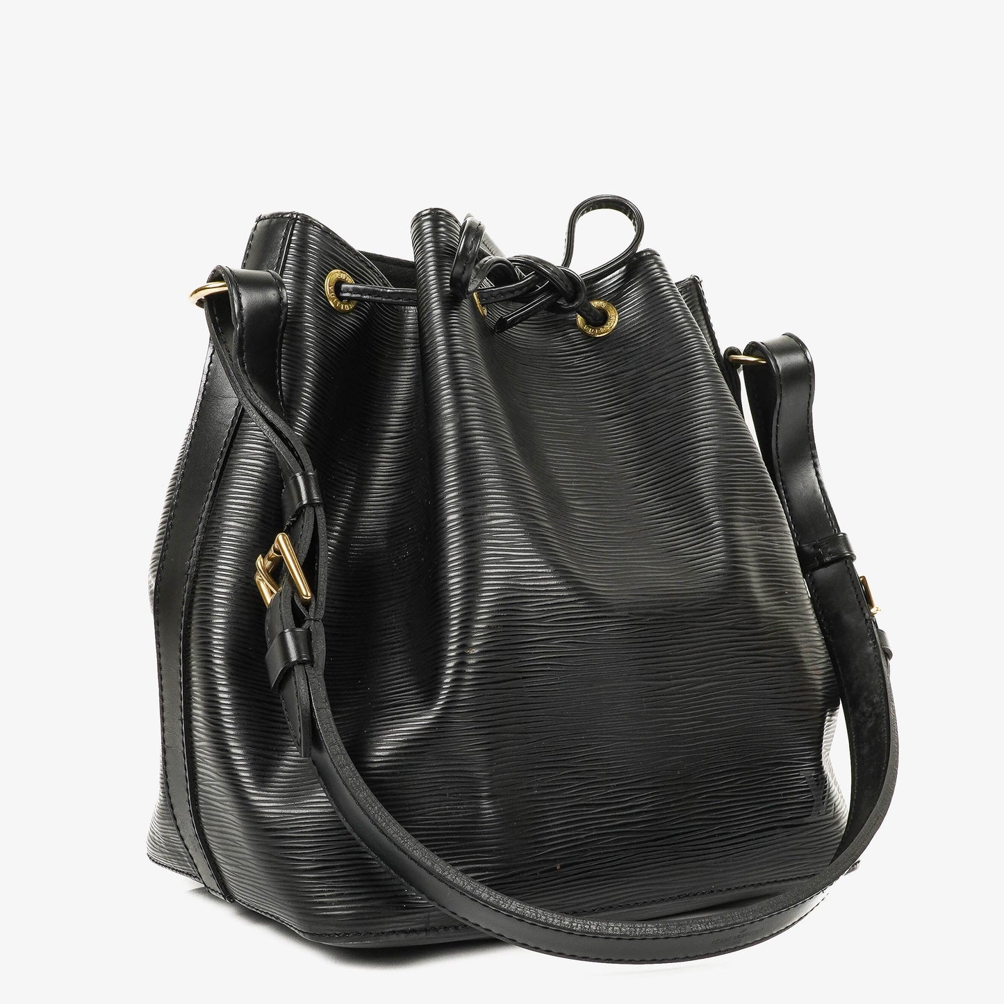 Louis Vuitton Petit Noe Black EPI Leather Shoulder Bag