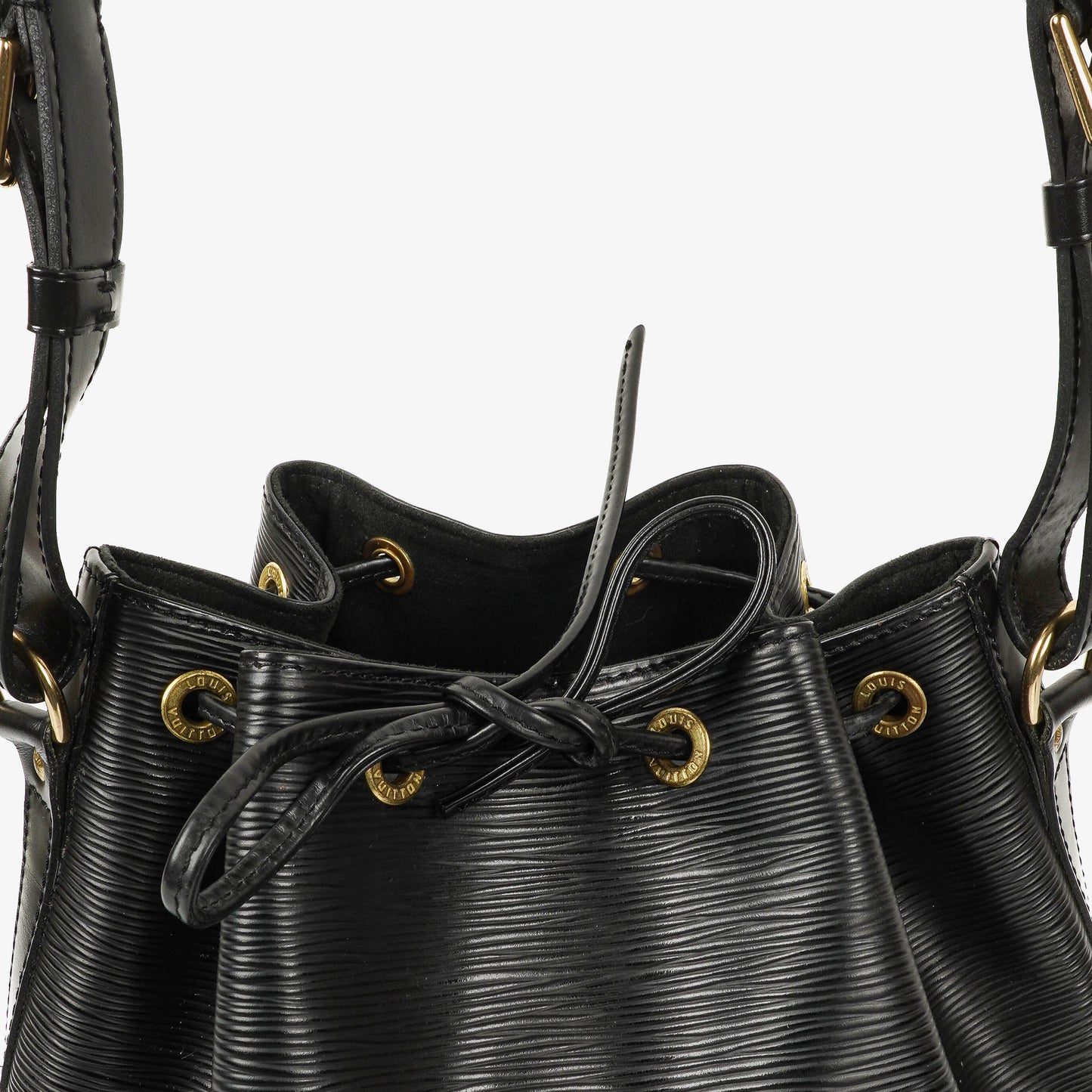 Louis Vuitton Petit Noe Black EPI Leather Shoulder Bag