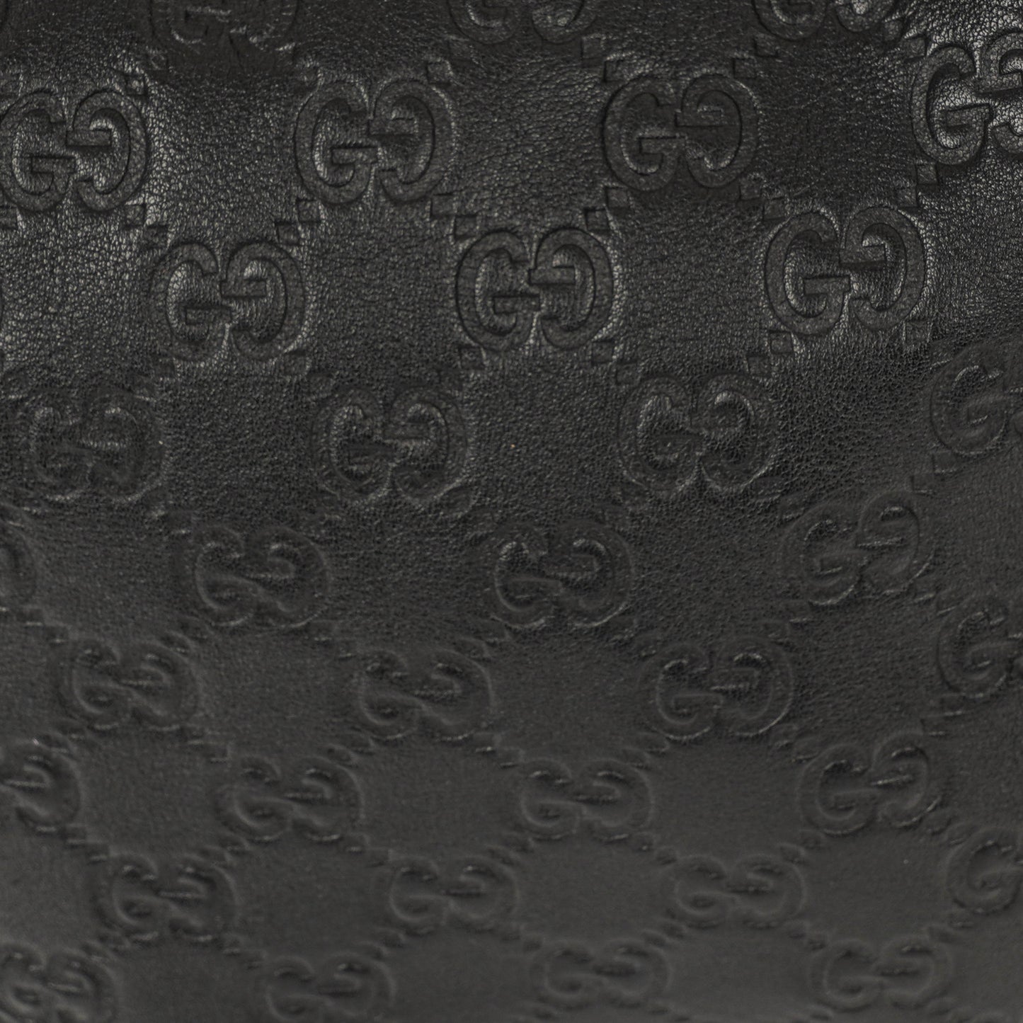 Gucci Guccissima Black Leather Hobo Bag