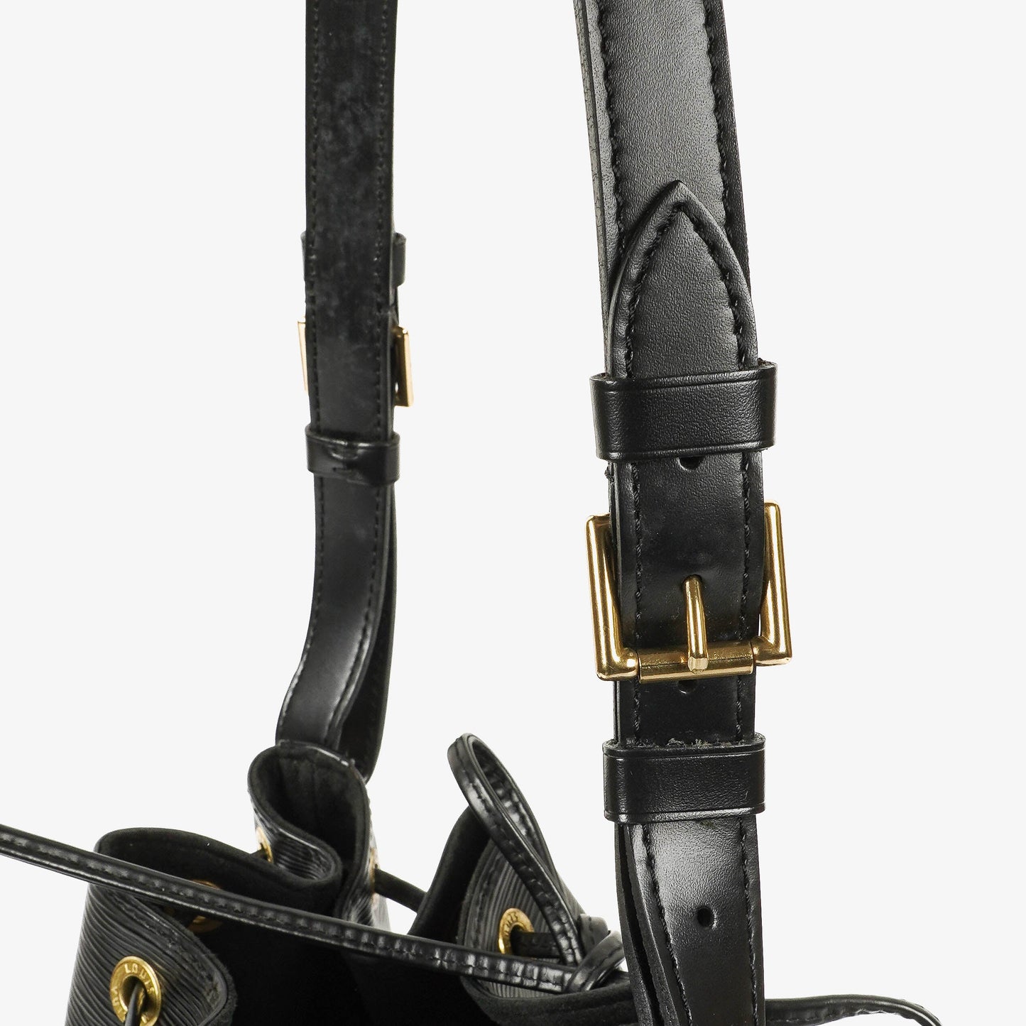 Louis Vuitton Petit Noe Black EPI Leather Shoulder Bag