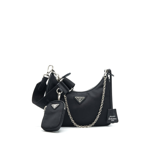 Prada Reedition 2005 Mini Purse Black