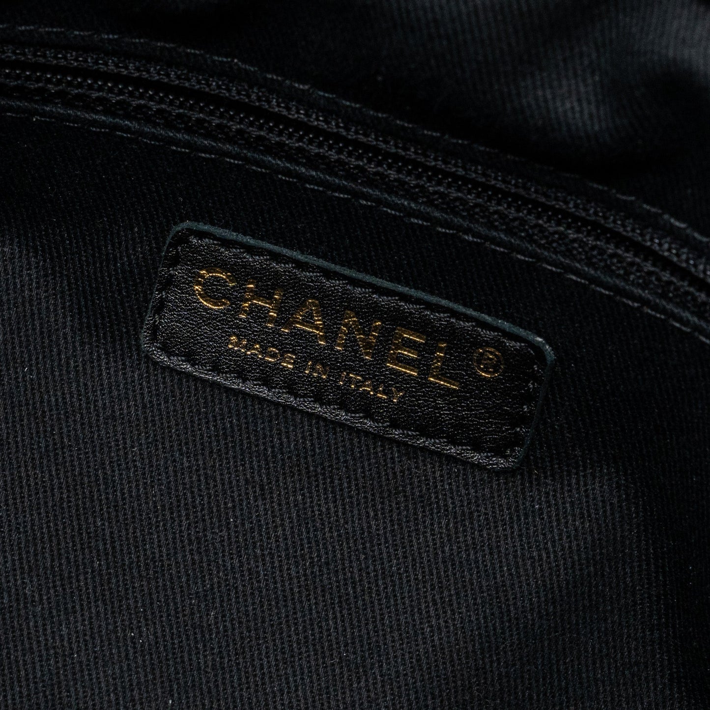 Chanel Matelasse Chain Tote Bag Caviar Black