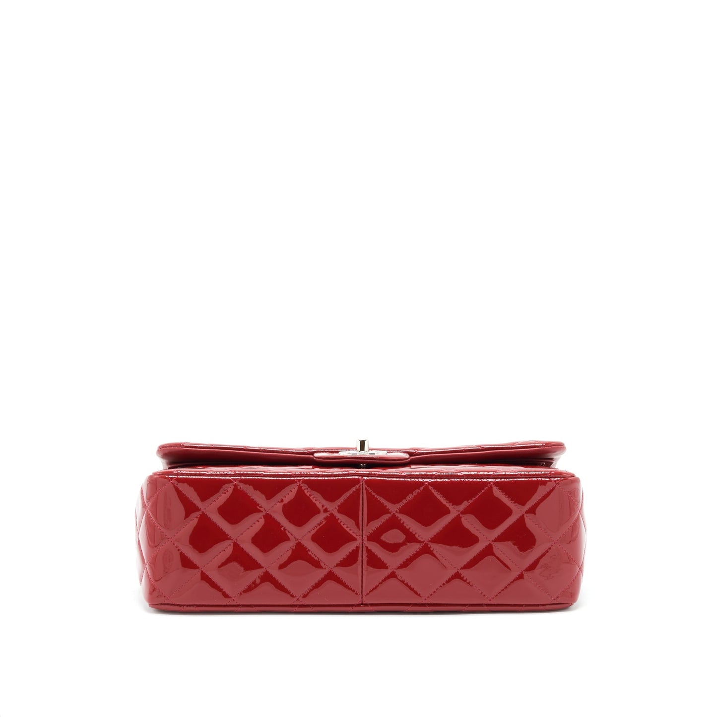Chanel Jumbo Classic Flap Bag Patent Red