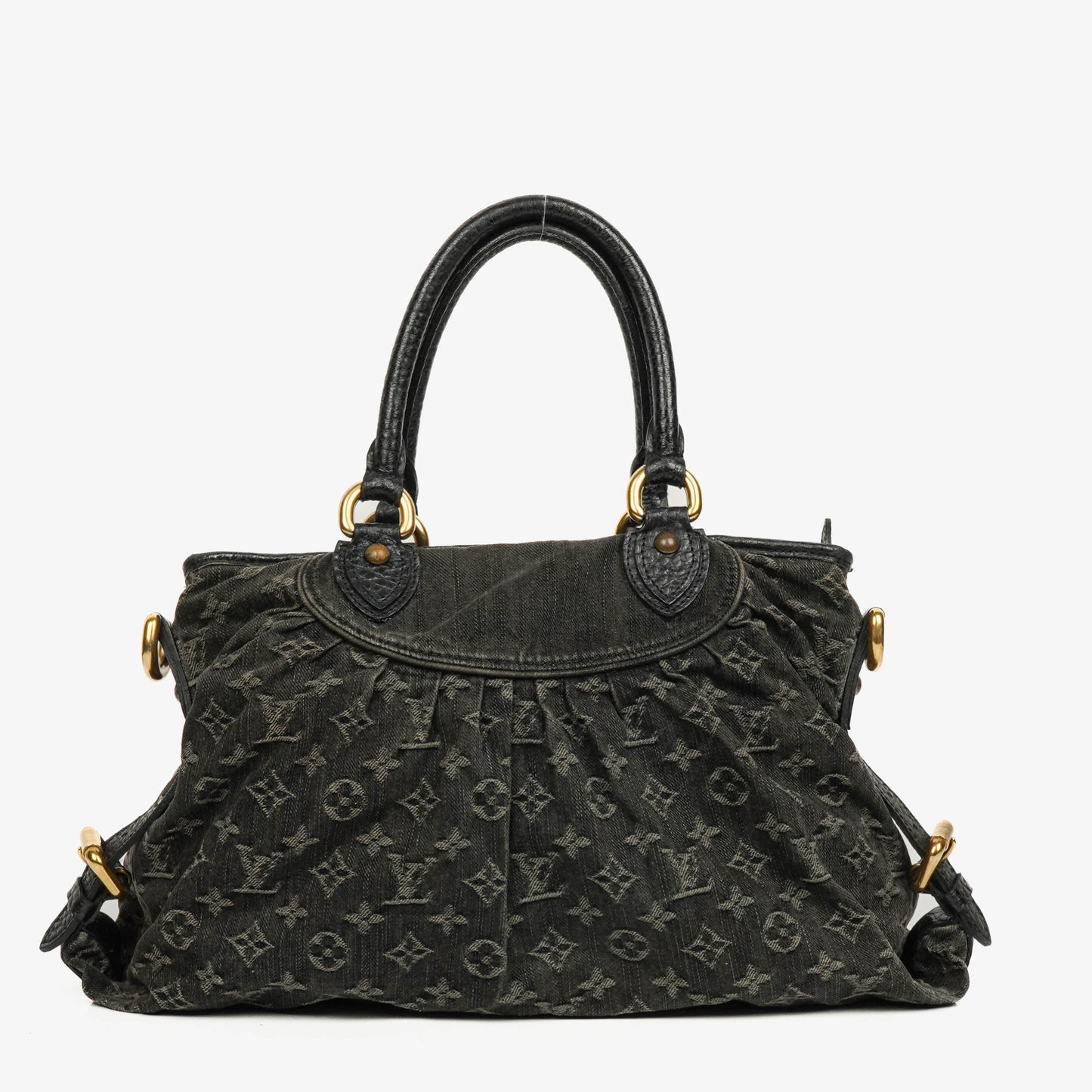 Louis Vuitton Neo Cabby GM Monogram Denim Bag Black