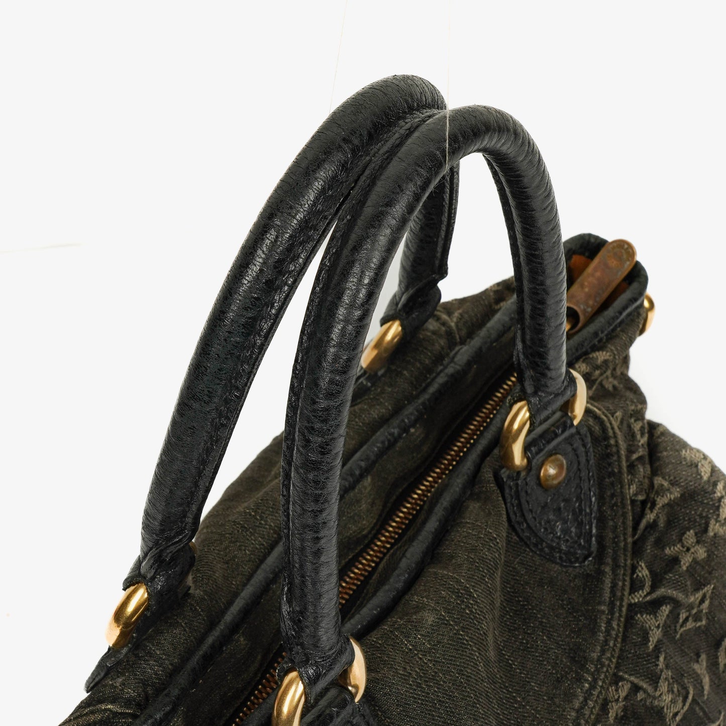 Louis Vuitton Neo Cabby GM Monogram Denim Bag Black