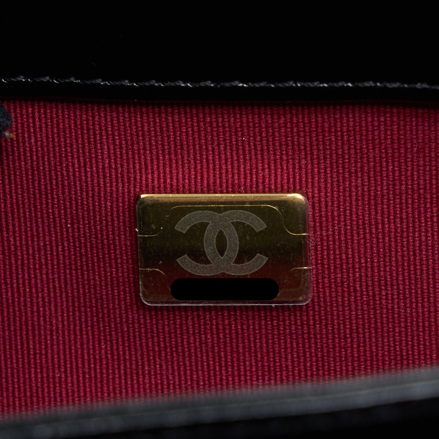 Chanel Crossbody Mini Flap Bag CC Logo Strap Calfskin Black Brushed  (Microchip)