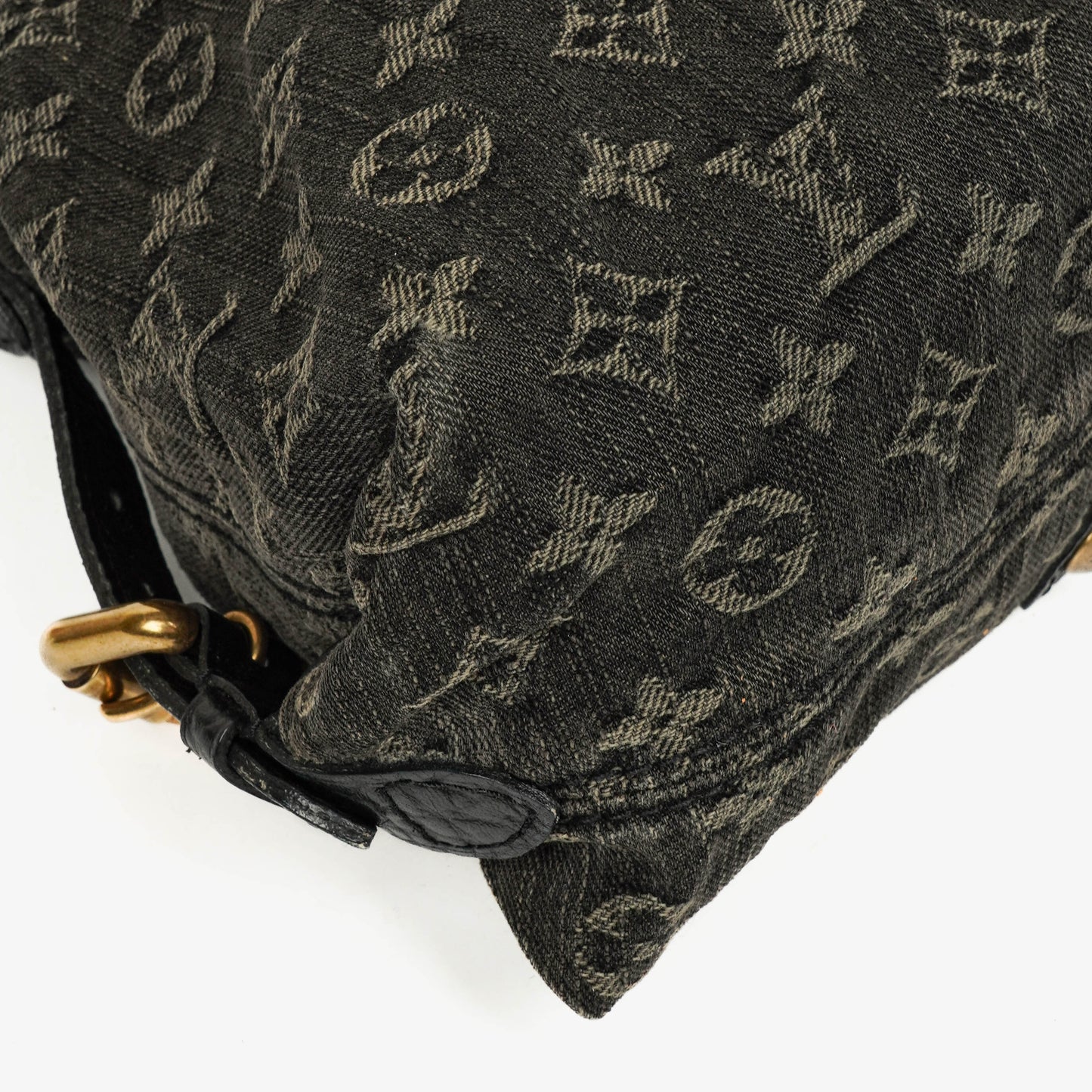 Louis Vuitton Neo Cabby GM Monogram Denim Bag Black