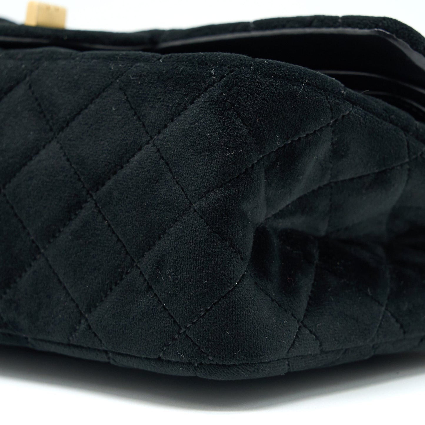 Chanel Small 2.55 Reissue Flap Bag Velvet Black