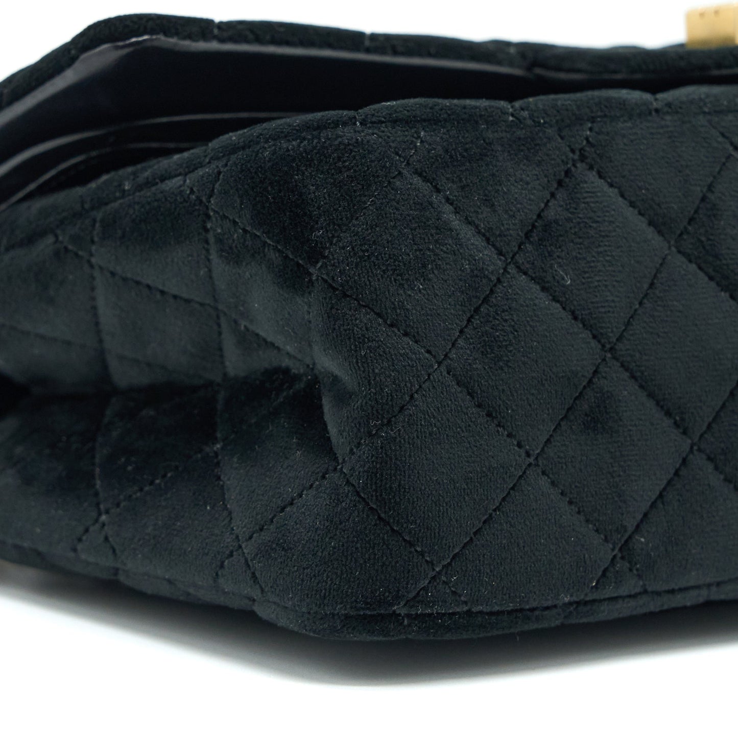 Chanel Small 2.55 Reissue Flap Bag Velvet Black