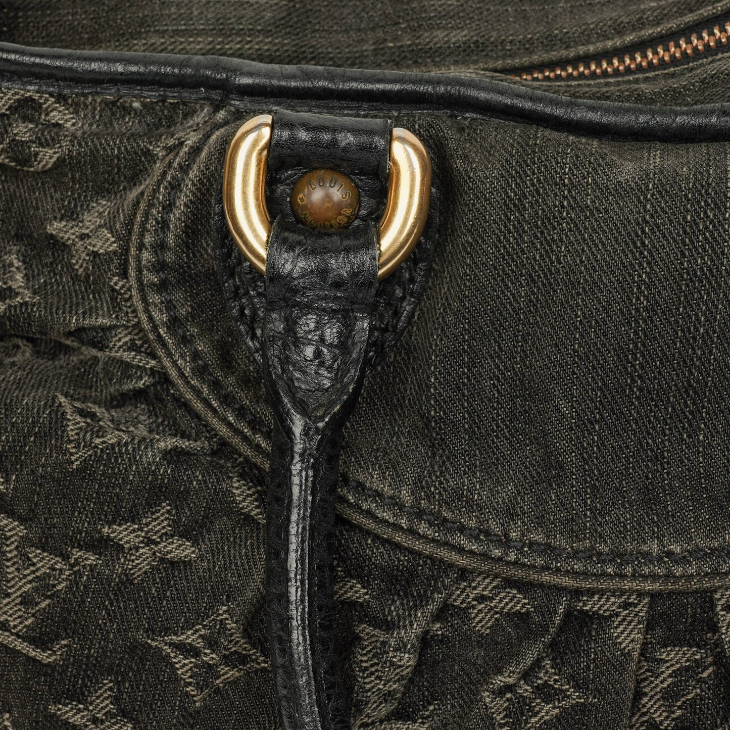 Louis Vuitton Neo Cabby GM Monogram Denim Bag Black