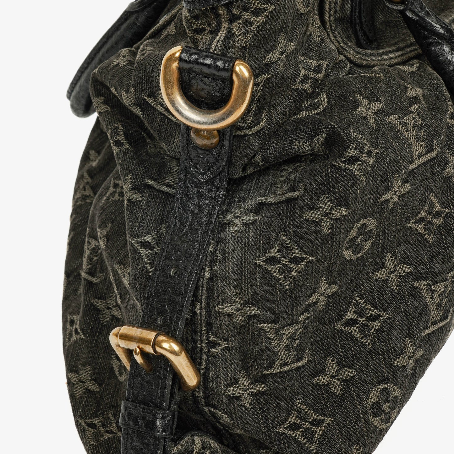 Louis Vuitton Neo Cabby GM Monogram Denim Bag Black