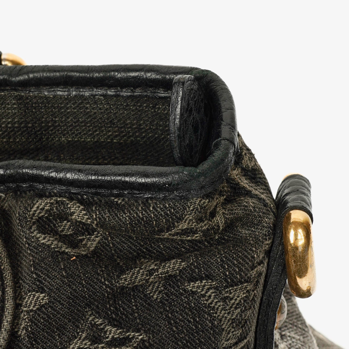 Louis Vuitton Neo Cabby GM Monogram Denim Bag Black