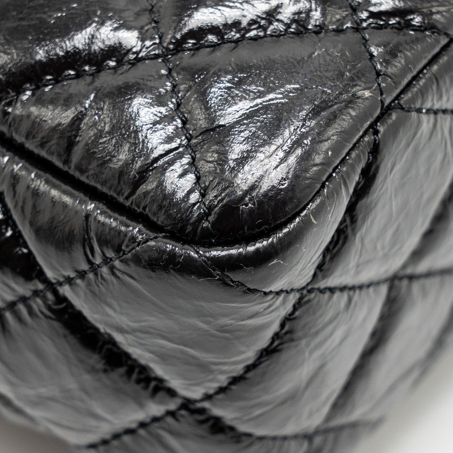 Chanel Hobo Bag shiny calfskin Black  (microchip)