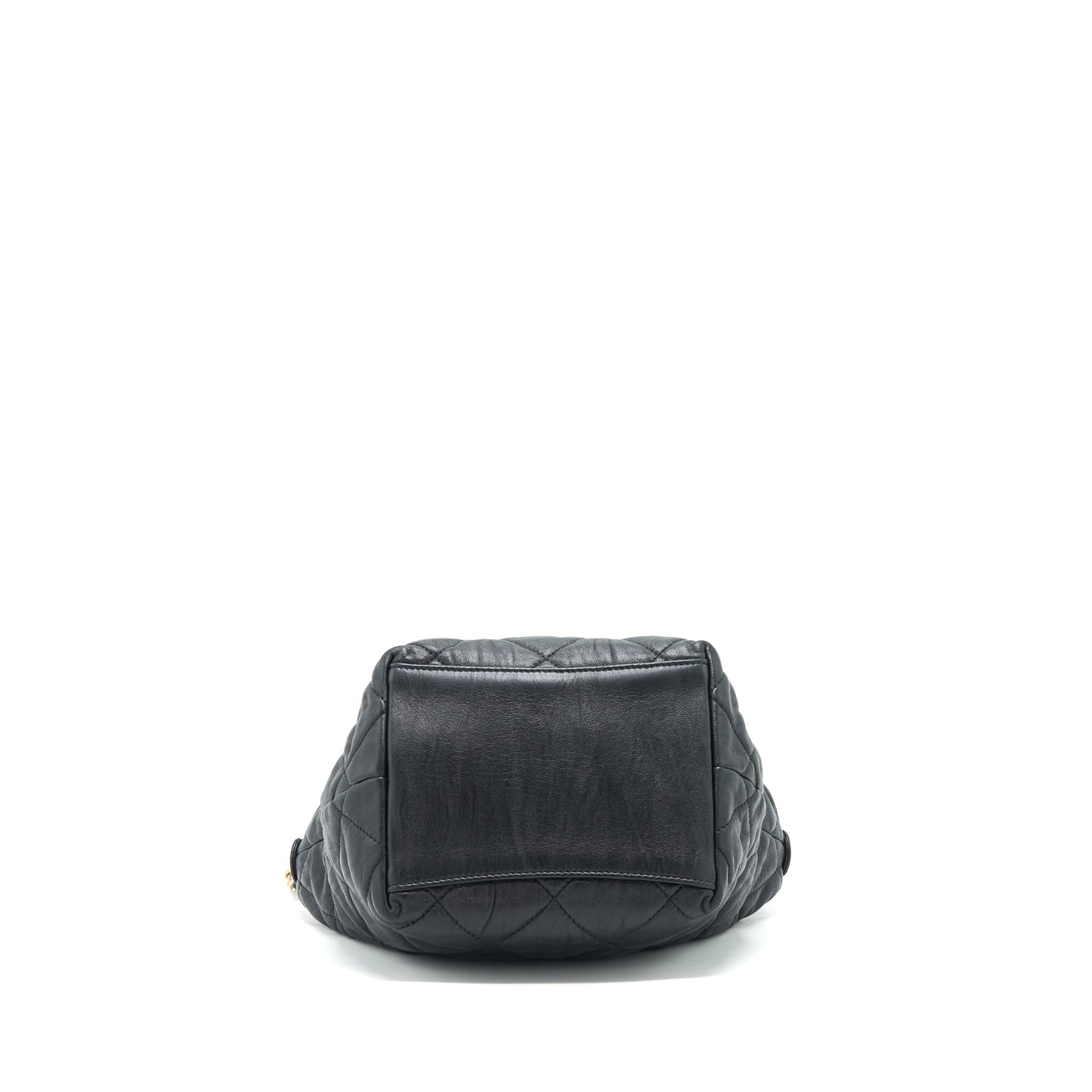 Chanel Hobo Crossbody Bag Lambskin Black