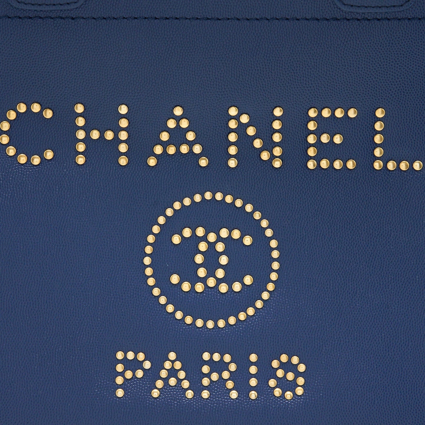 Chanel Deauville Tote Bag Grained Calfskin Navy