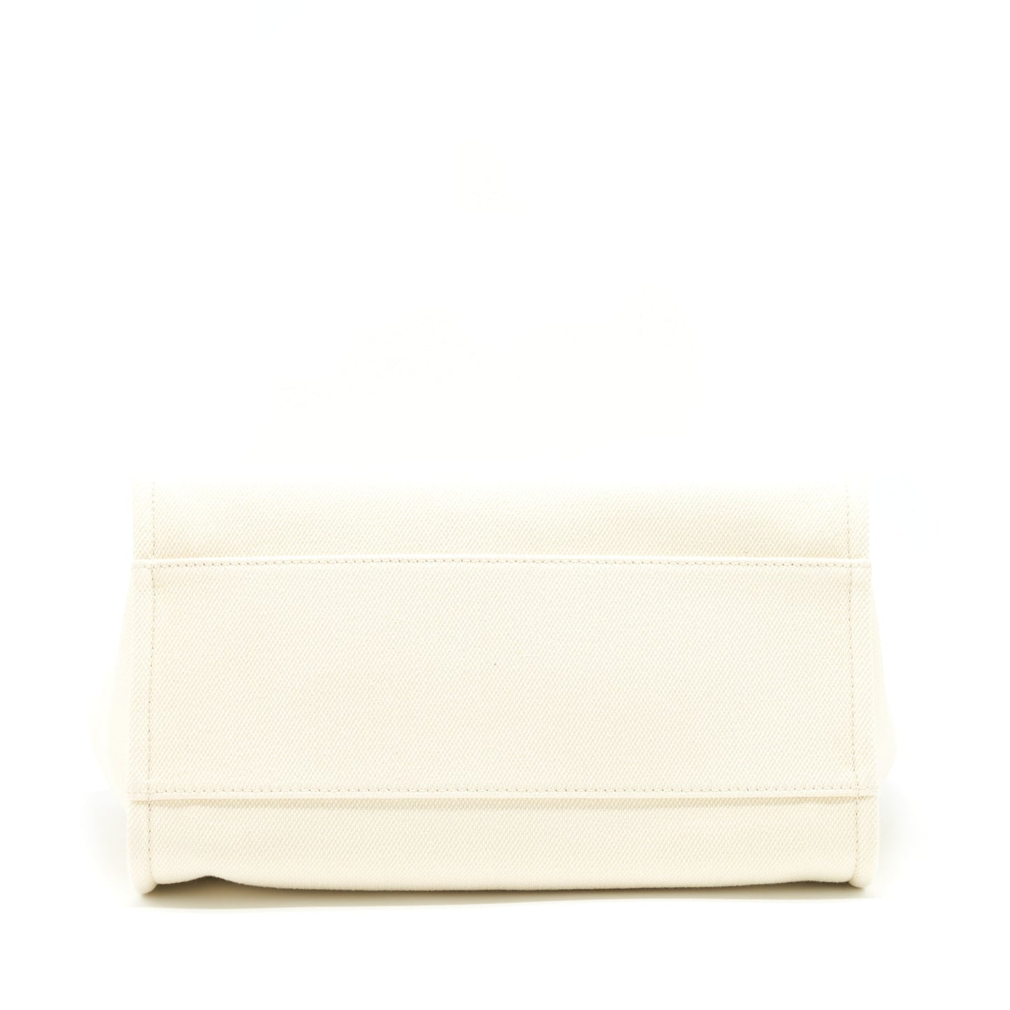 Chanel Deauville Tote Bag Canvas Light Beige L