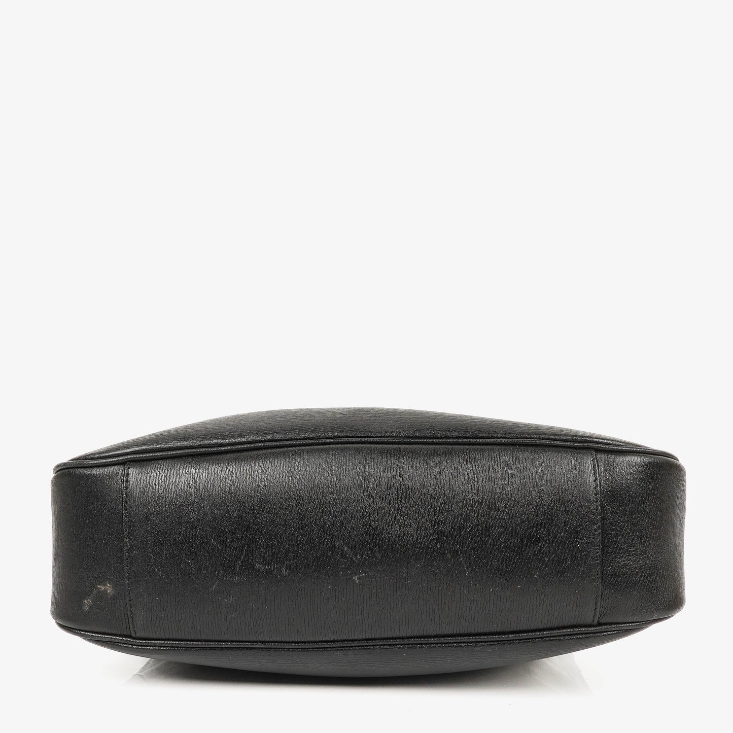 Gucci Bamboo Top Handle Black Lerahter Hobo Bag