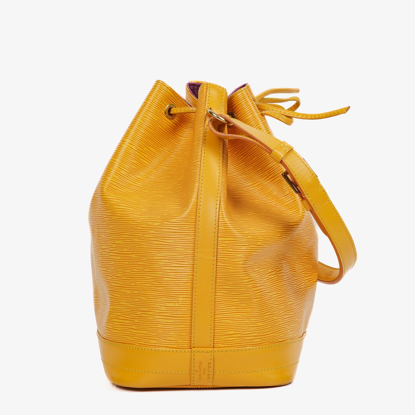 Louis Vuitton Noe Grande GM Yellow EPI Leather Shoulder Bag