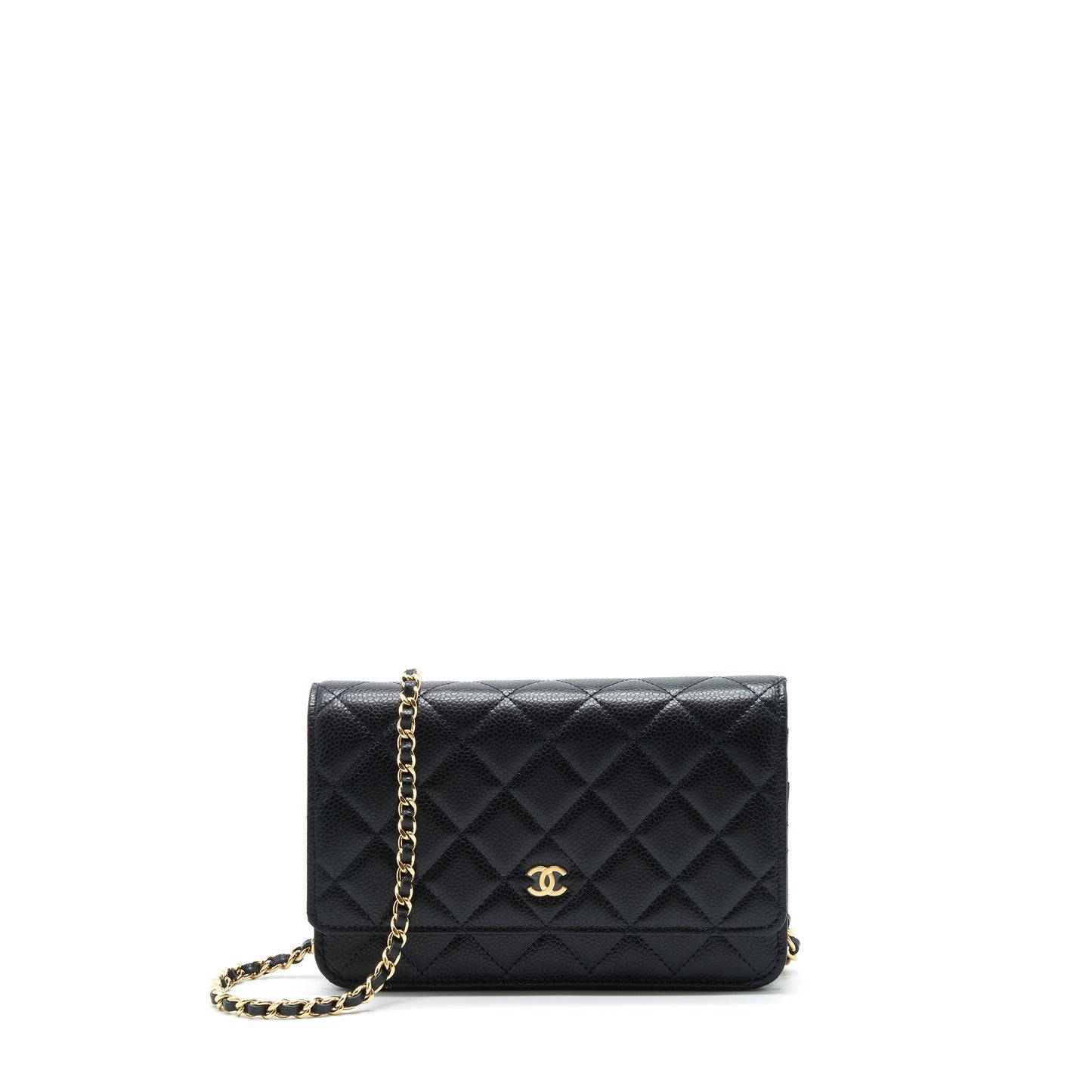 Chanel Classic Wallet On Chain Caviar Black L