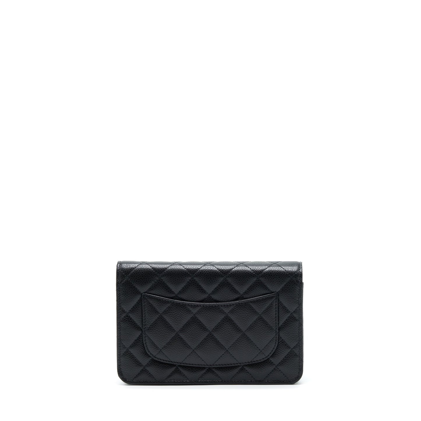 Chanel Classic Wallet On Chain Caviar Black L