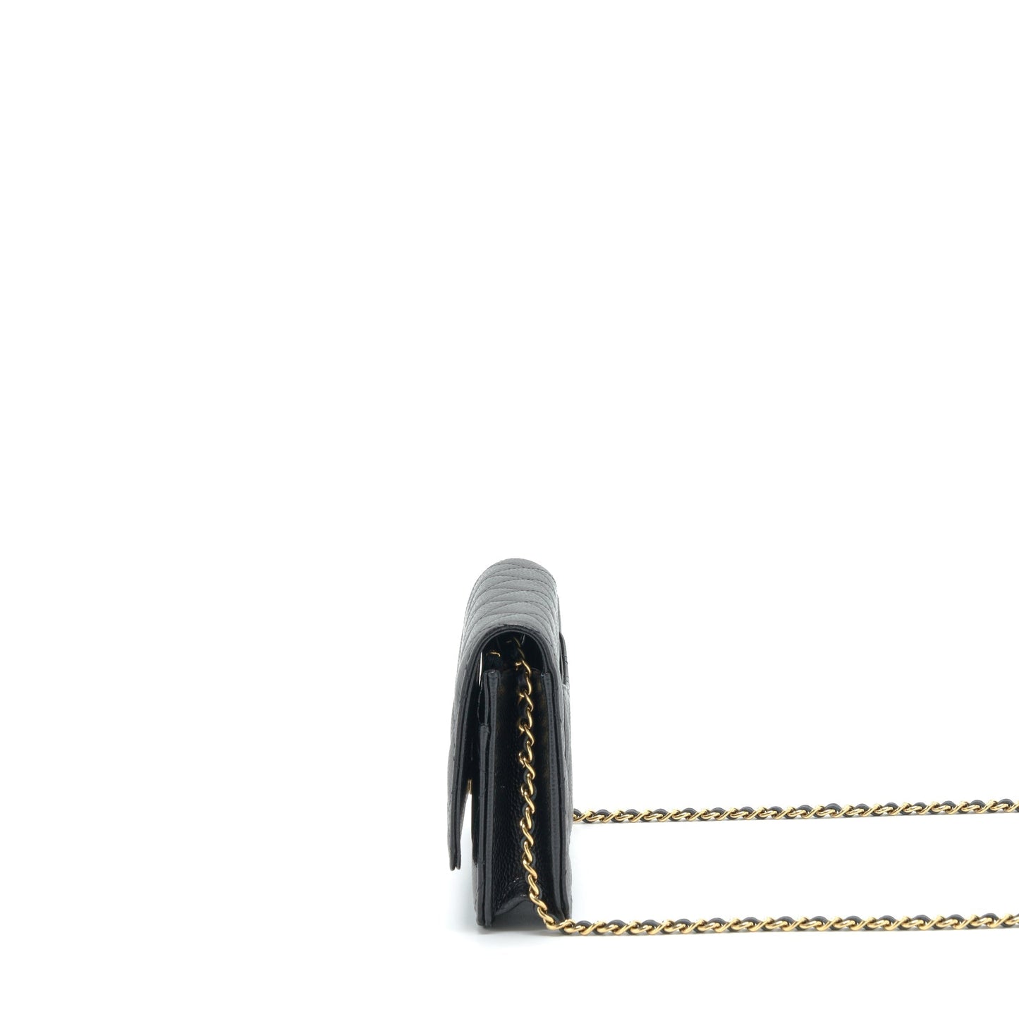 Chanel Classic Wallet On Chain Caviar Black L