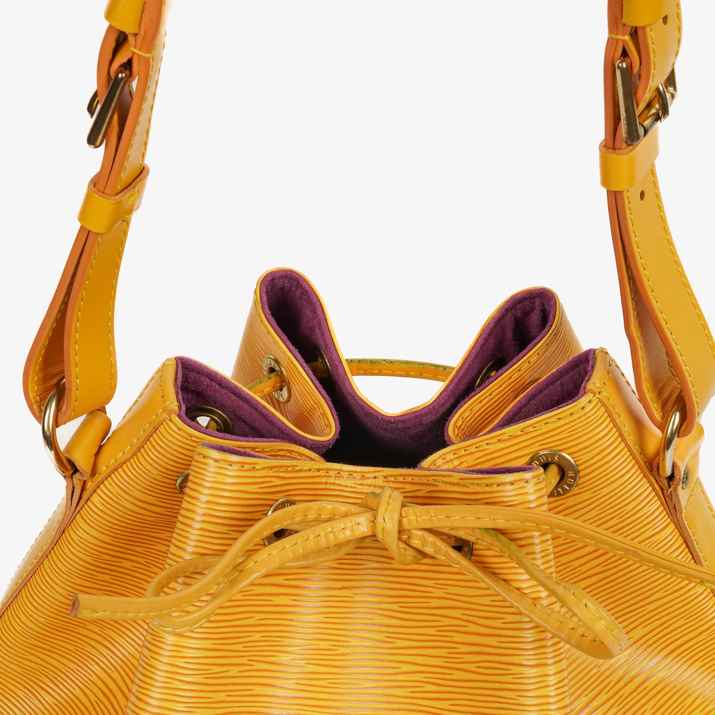 Louis Vuitton Noe Grande GM Yellow EPI Leather Shoulder Bag