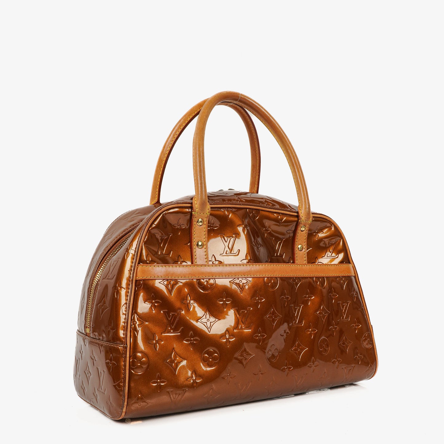 Louis Vuitton Tompkins Square Bronze Vernis Bag