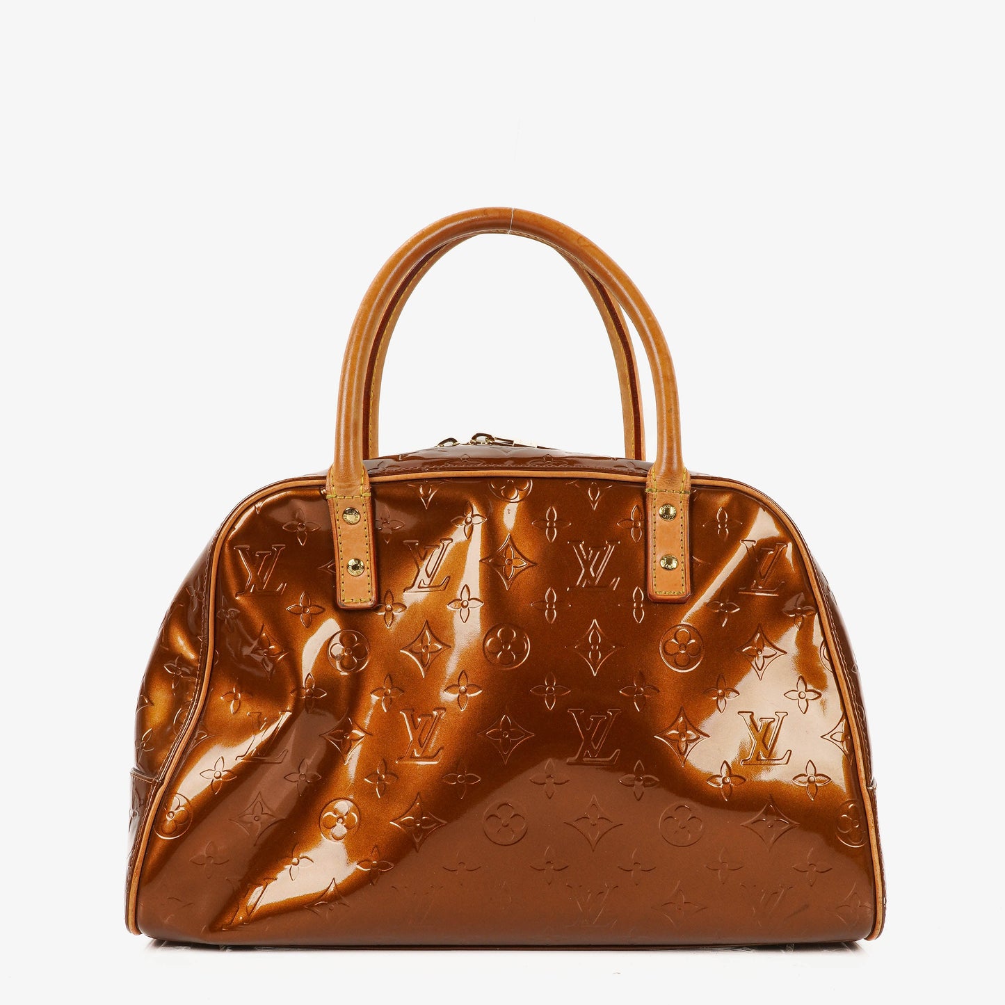Louis Vuitton Tompkins Square Bronze Vernis Bag
