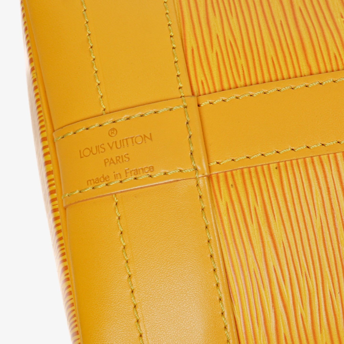 Louis Vuitton Noe Grande GM Yellow EPI Leather Shoulder Bag