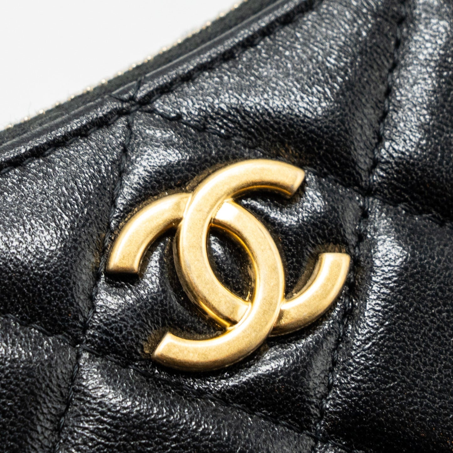 Chanel 23b Hobo Shoulder Bag Lambskin Black Brushed (Microchip)