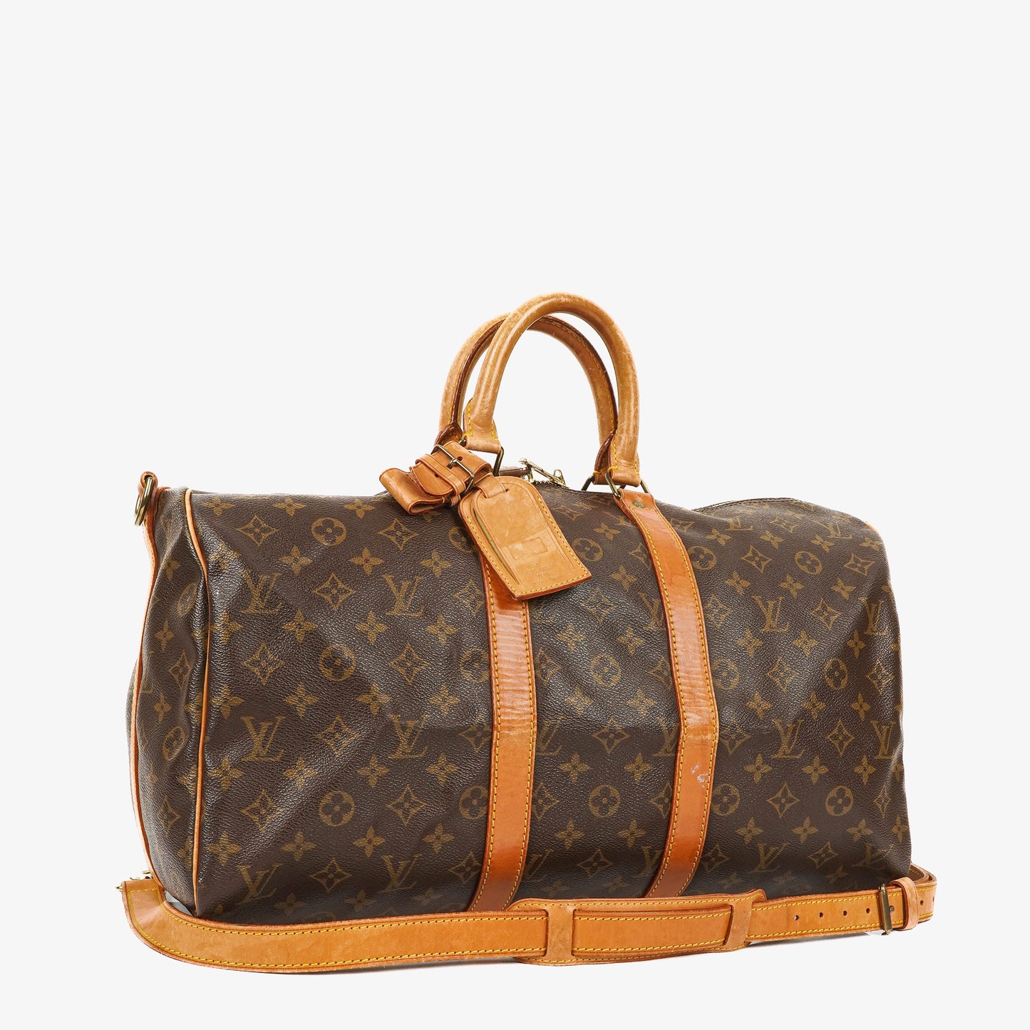 Louis Vuitton Keepall 45 Bandoulière Travel Bag in Monogram Canvas