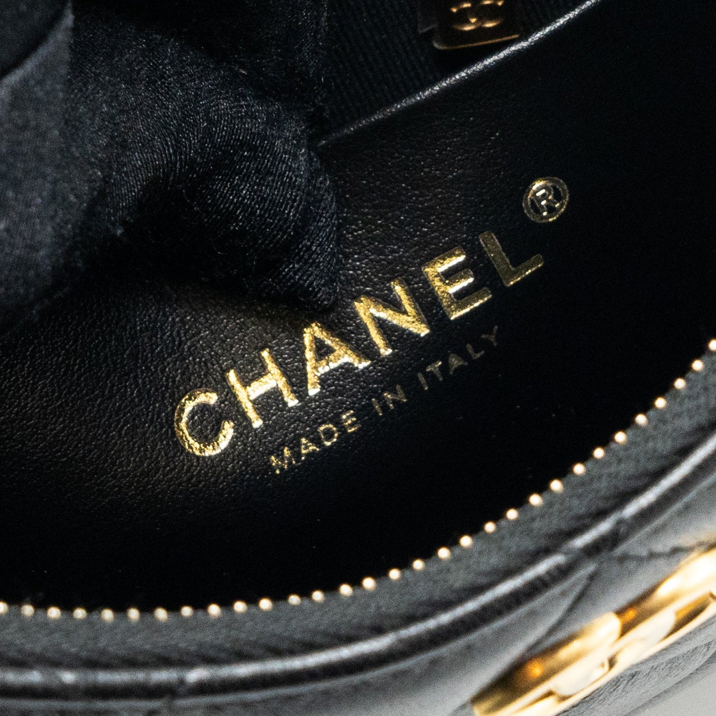 Chanel 23b Hobo Shoulder Bag Lambskin Black Brushed (Microchip)