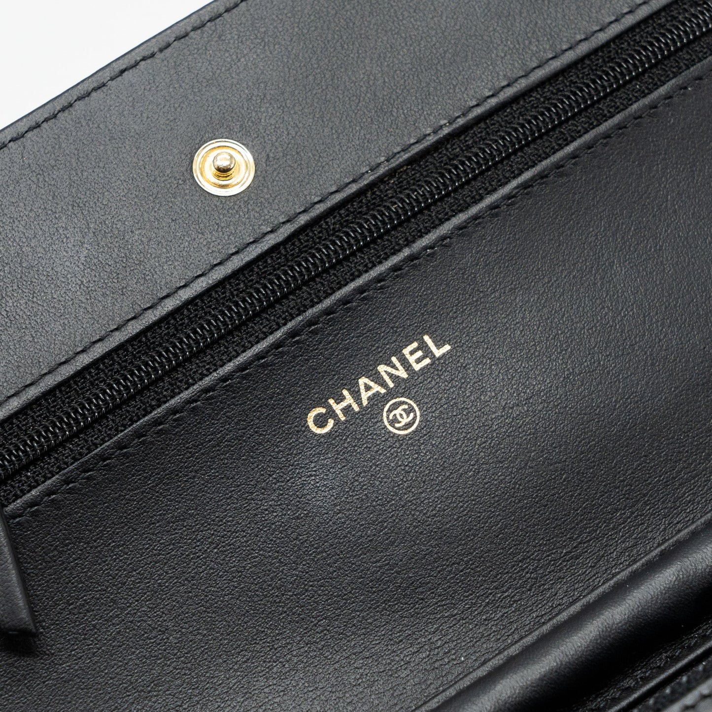 Chanel 2.55 Reissue Lucky Charms Wallet On Chain Aged Calfskin Black