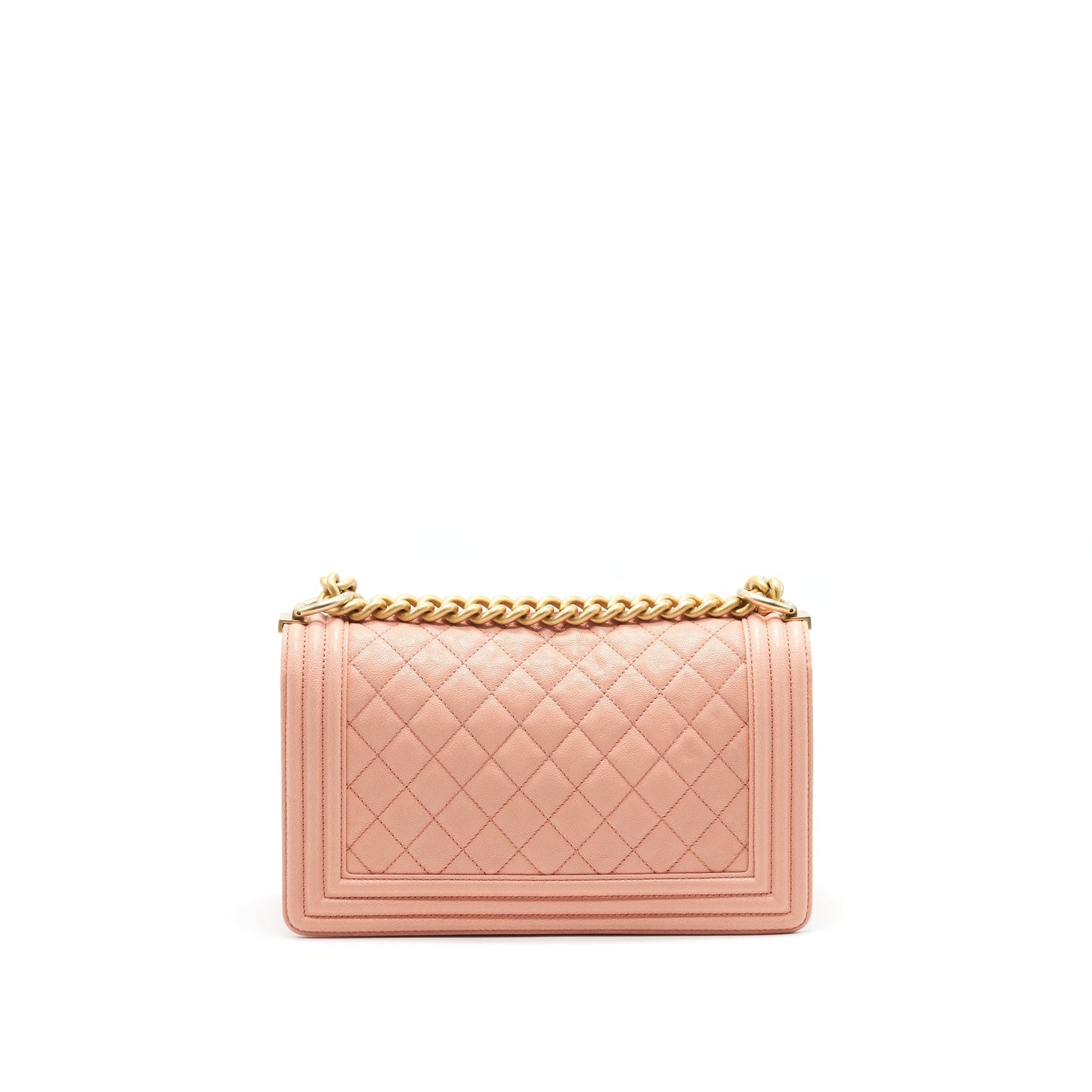 CHANEL MEDIUM BOY CHANEL BAG CAVIAR PINK
