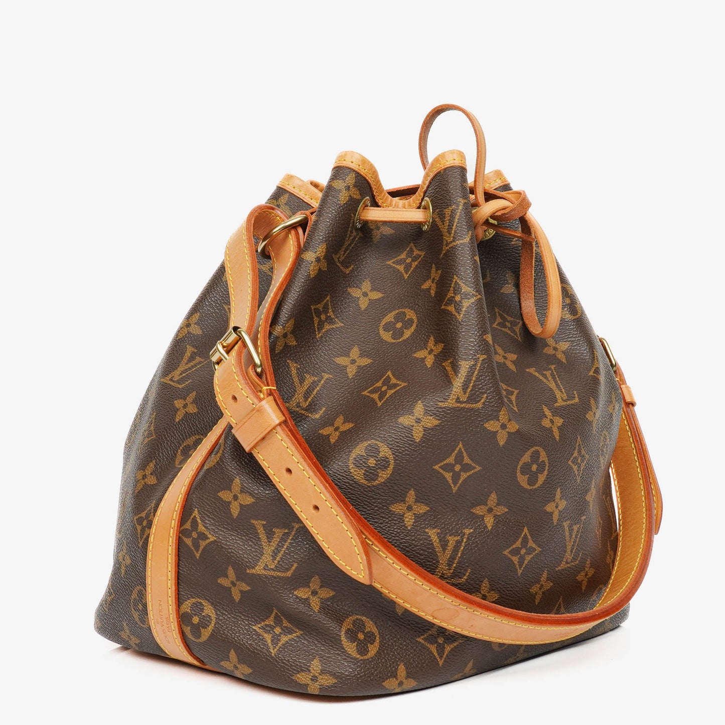 Louis Vuitton Petit Noe Monogram Canvas Shoulder Bag