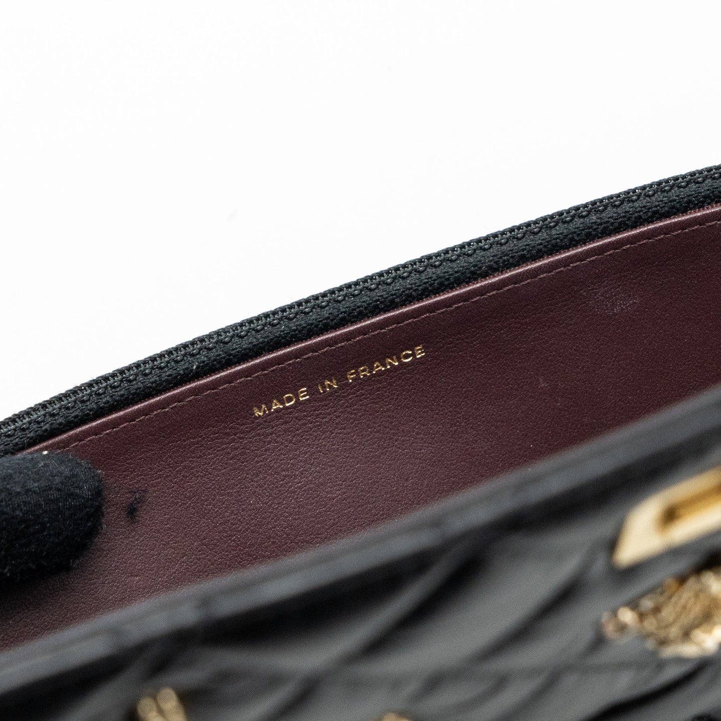 Chanel 2.55 Reissue Lucky Charms Wallet On Chain Aged Calfskin Black
