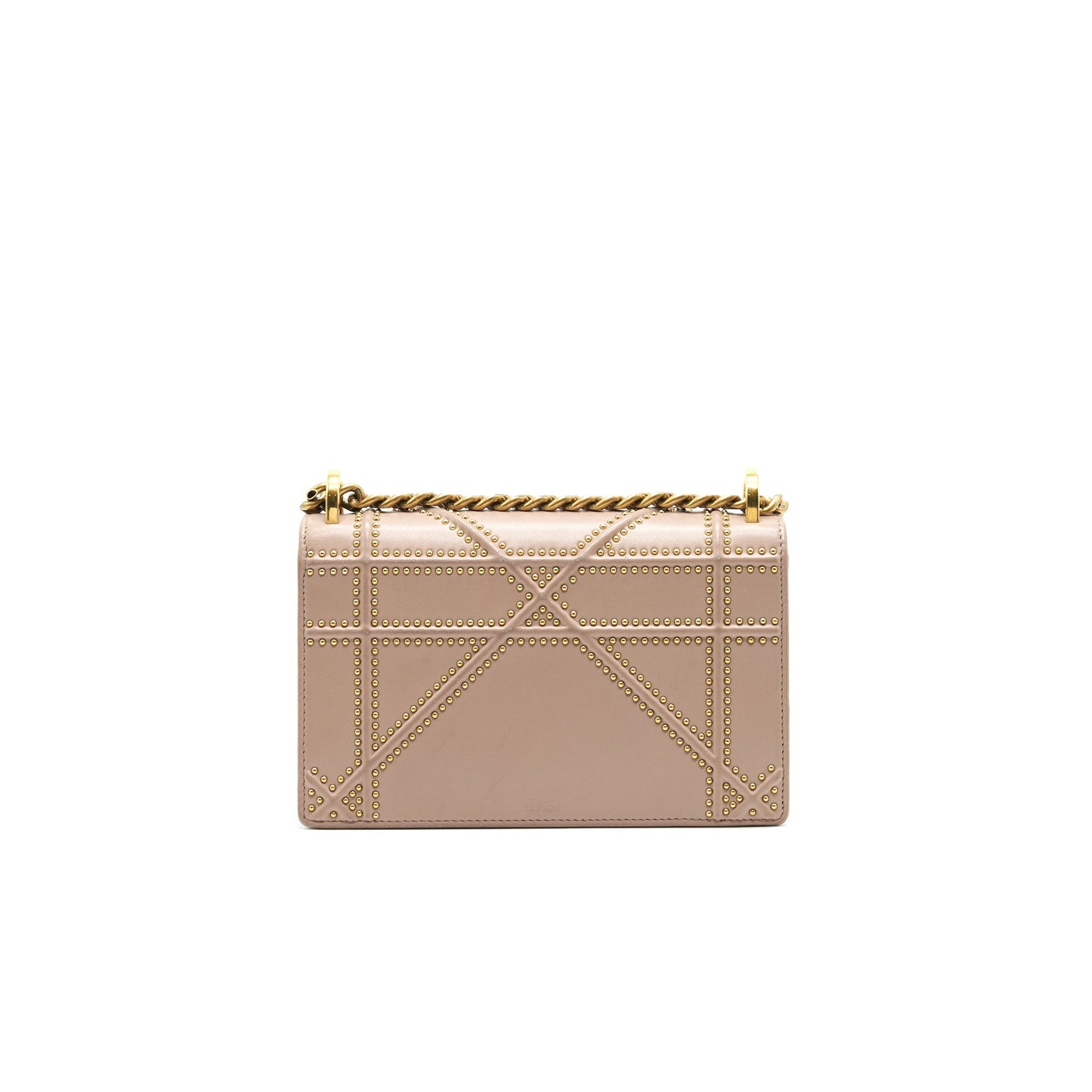 Dior Small Studded Diorama Beige