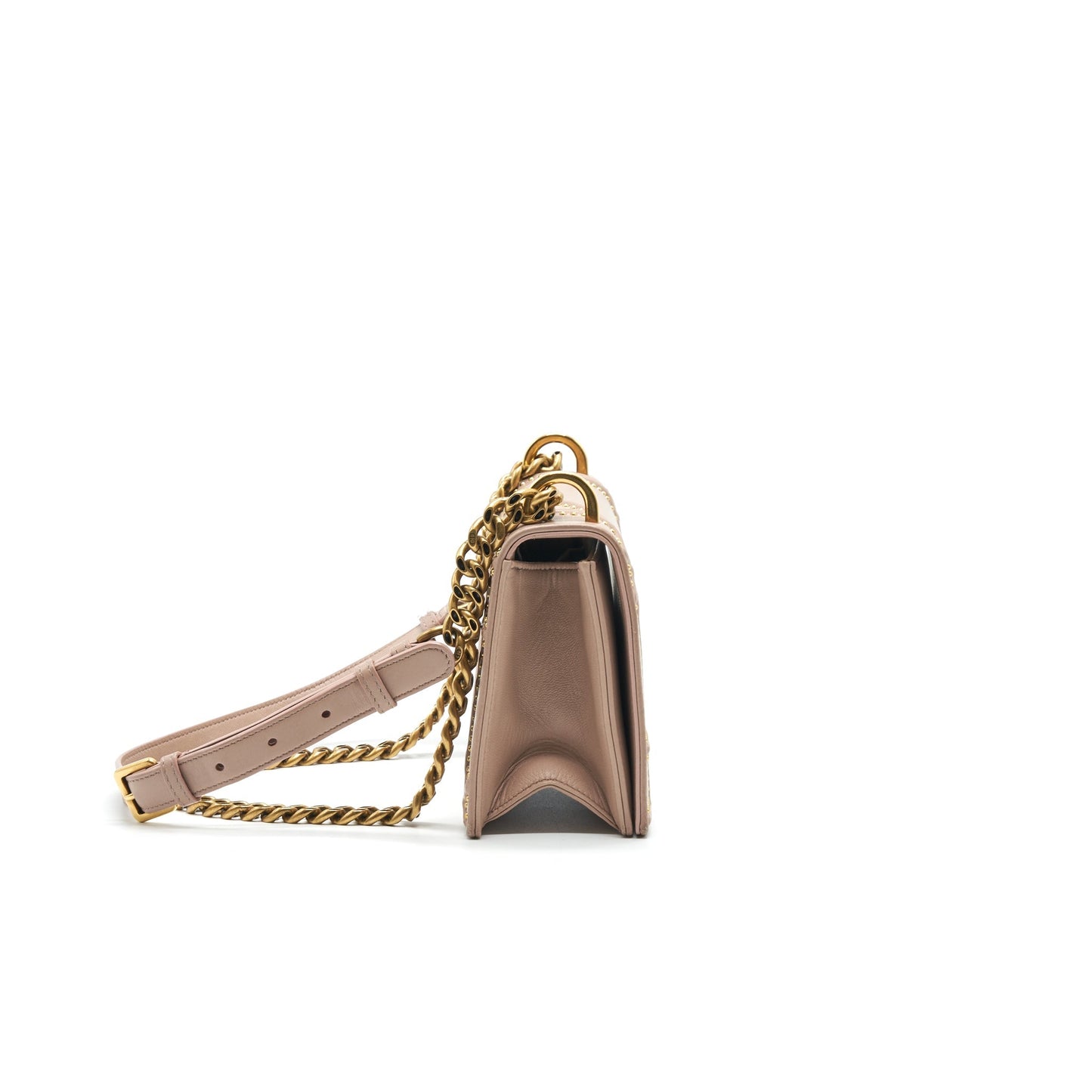 Dior Small Studded Diorama Beige