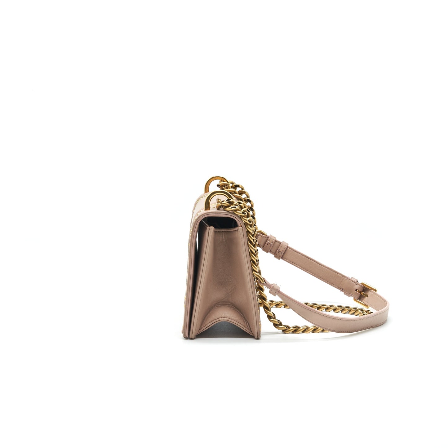 Dior Small Studded Diorama Beige
