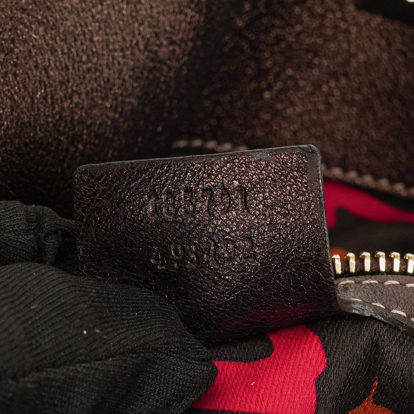 Gucci Monogram Canvas Mink Indy Top Handle Bag